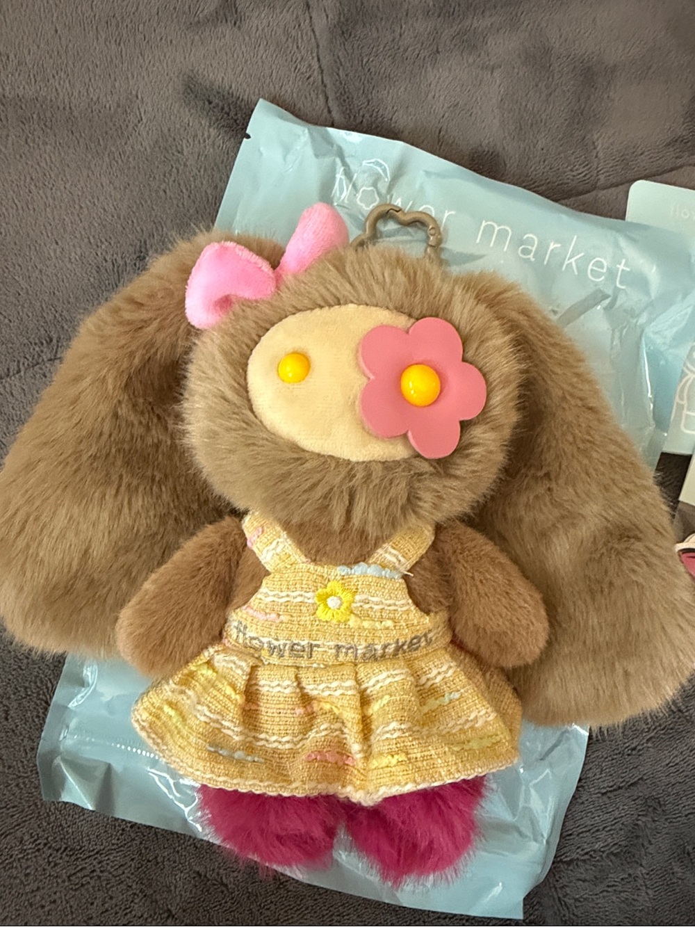 JuJu Flower Market “ Kenny”  sleeve with Pink Zipper Charm. Super Cute 🥰